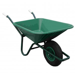 KRUIWAGEN FORT, 90L, PE BAK, GELAKT ONDERSTEL KRUIWAGEN FORT, 90L, PE BAK, GELAKT ONDERSTEL