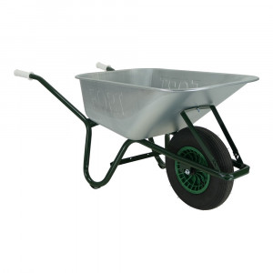 Fort kruiwagen 90L, verzinkte bak, gelakt onderstel Fort kruiwagen 90L, verzinkte bak, gelakt onderstel