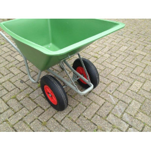 Kruiwagen Forza 160L HDPE Bak Gelakt onderstel 2-Wiel Kruiwagen Forza 160L HDPE Bak Gelakt onderstel 2-Wiel