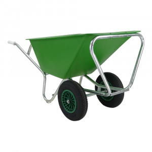 Fort Kruiwagen 160L HDPE Bak Verzinkt onderstel 2-Wiel Fort Kruiwagen 160L HDPE Bak Verzinkt onderstel 2-Wiel