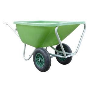 KRUIWAGEN FORT, 200L GROEN HDPE BAK, VERZ. ONDERSTEL 2-WIEL KRUIWAGEN FORT, 200L GROEN HDPE BAK, VERZ. ONDERSTEL 2-WIEL
