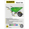 TUIN KRUIWAGEN GECOAT FRAME 100 L LIMEGROEN