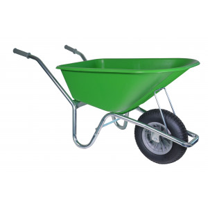 TUIN KRUIWAGEN VERZINKT FRAME 100 L LIMEGROEN TUIN KRUIWAGEN VERZINKT FRAME 100 L LIMEGROEN