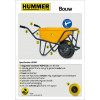 KRUIWAGEN HDPE 90 L STRATENMAKERS GEEL SOFTWIEL