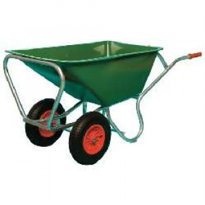 Kruiwagen Hummer PE Groen 160L 2wiel Kruiwagen Hummer PE Groen 160L 2wiel