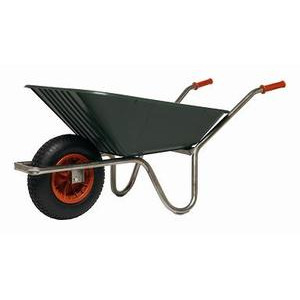 Kruiwagen Greef PP 85L. verzinkt onderstel Kruiwagen Greef PP 85L. verzinkt onderstel