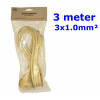 VERLENGSNOER 3 METER 3X1.0MM + RA WIT