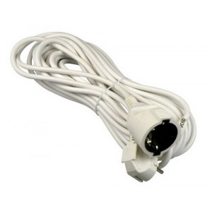 ALT. 41206 - VERLENGSNOER 10 METER 3X1.0MM + RA WIT ALT. 41206 - VERLENGSNOER 10 METER 3X1.0MM + RA WIT