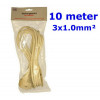ALT. 41206 - VERLENGSNOER 10 METER 3X1.0MM + RA WIT