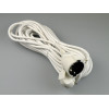 ALT. 41206 - VERLENGSNOER 10 METER 3X1.0MM + RA WIT