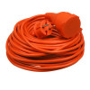 VERLENGSNOER 20 METER 2X1MM H05VV-F + KLEP ORANJE
