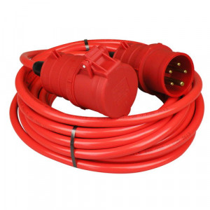VERLENGKABEL 10M 16A 5P 5X1.5MM² VEILIGH.K. ROOD .... VERLENGKABEL 10M 16A 5P 5X1.5MM² VEILIGH.K. ROOD ....