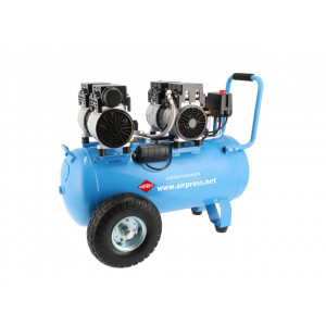 Airpress Stille Olievrije Compressor LMO 50-270 8 bar 2 pk/1.5 kW Airpress Stille Olievrije Compressor LMO 50-270 8 bar 2 pk/1.5 kW