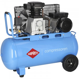 Airpress Compressor HL 340-90 10 bar 3 pk/2.2 kW 272 l/min 90 l Airpress Compressor HL 340-90 10 bar 3 pk/2.2 kW 272 l/min 90 l