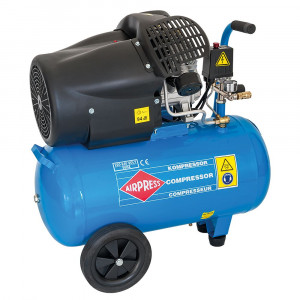 Airpress Compressor HL 425-50 8 bar 3 pk/2.2 kW 314 l/min 50 l Airpress Compressor HL 425-50 8 bar 3 pk/2.2 kW 314 l/min 50 l