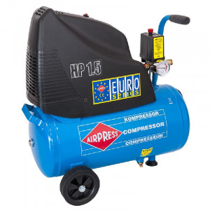 Airpress Compressor HLO 215-25 8 bar 1.5 pk/1.1 kW 172 l/min 24 l Airpress Compressor HLO 215-25 8 bar 1.5 pk/1.1 kW 172 l/min 24 l