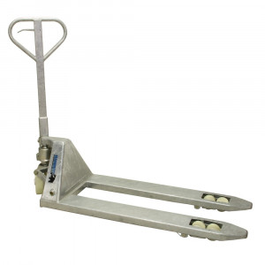 Mammuth Palletwagen 2500 kg 115cm dubbel wiel gegalvaniseerd Mammuth Palletwagen 2500 kg 115cm dubbel wiel gegalvaniseerd