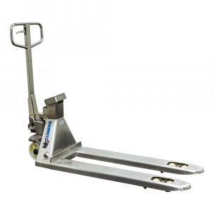 Mammuth Palletwagen met weegschaal RVS 2500kg 115cm Mammuth Palletwagen met weegschaal RVS 2500kg 115cm