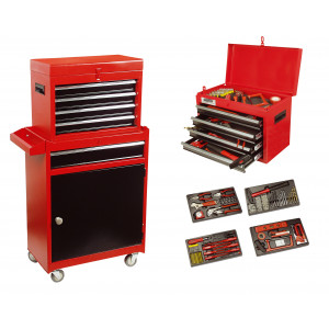 GEREEDSCHAPWAGEN GEVULD 4 LADE 51*102*28CM GEREEDSCHAPWAGEN GEVULD 4 LADE 51*102*28CM