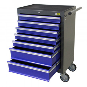 Toolbox4you Gereedschapswagen 7 lades blauw Toolbox4you Gereedschapswagen 7 lades blauw