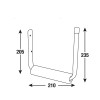 Gereedschaphaak M:SURFPLANK