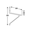 Gereedschaphaak M:350x250x80