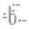 Gereedschaphaak M:15x87x32x38