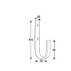 Gereedschaphaak M:20x110x55x60