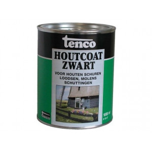 TENCO HOUTCOAT ZWART 1LTR