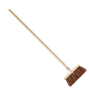Bezem bruin 28cm, incl steel 140cm Bezem bruin 28cm, incl steel 140cm