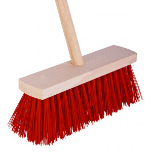Bezem 28cm rood incl. steel 120cm, Talen Tools Bezem 28cm rood incl. steel 120cm, Talen Tools