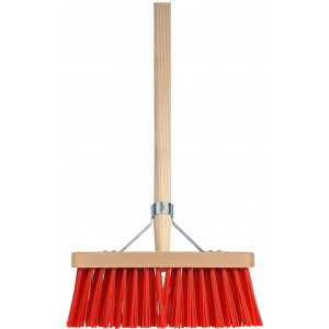 Bezem rood 28cm, incl steel 140cm Bezem rood 28cm, incl steel 140cm