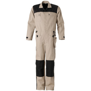 CONSTR-OVERALL HAVEP ZAND/ZWART, 48 CONSTR-OVERALL HAVEP ZAND/ZWART, 48