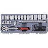 DOPSLEUTELSET PROFI 1/2 25DLG DOPSLEUTELSET PROFI 1/2 25DLG