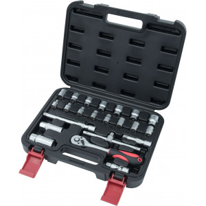 DOPSLEUTELSET PROFI 3/8 22DLG DOPSLEUTELSET PROFI 3/8 22DLG
