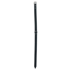 HONDENHALSBAND LEER 25MM, ZWART HONDENHALSBAND LEER 25MM, ZWART