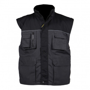 Storvik Bodywarmer antraciet/ zwart maat M