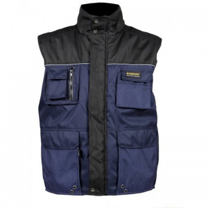 MARCUS BODYWARMER MARINE/ZWART S