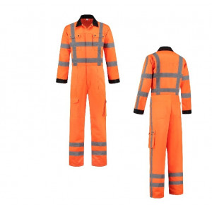OVERALL HIGH VISIBILITY RWS FLUOORANJE MAAT 54 OVERALL HIGH VISIBILITY RWS FLUOORANJE MAAT 54