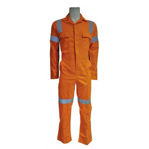 SIGNALISATIE OVERALL ORANJE KATOEN- 64