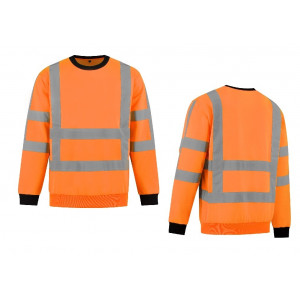 SWEATER HIGH VISIBILITY RWS FLUOORANJE MAAT XXL SWEATER HIGH VISIBILITY RWS FLUOORANJE MAAT XXL