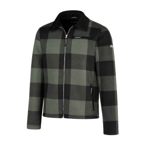 Storvik Fleece jas London Groen geblokt, teddygevoerd maat L Storvik Fleece jas London Groen geblokt, teddygevoerd maat L