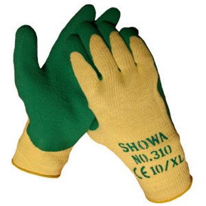 SHOWA 310 GRIP HANDSCHOEN GROEN L (9) SHOWA 310 GRIP HANDSCHOEN GROEN L (9)