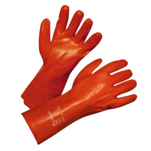 HANDSCHOEN PVC ROOD 27CM HANDSCHOEN PVC ROOD 27CM