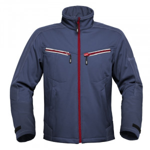 SOFTSHELL HAVEP 40145 MAAT M INDIGO BLAUW