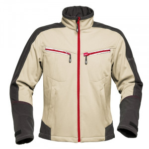 SOFTSHELL JAS HAVEP ATTITUDE, ZAND/CHARCOAL GRIJS, XXL