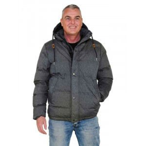 STORVIK MARCO WINTERJAS WARM GEWATTEERD ANTRACIETGRIJS -XXXL