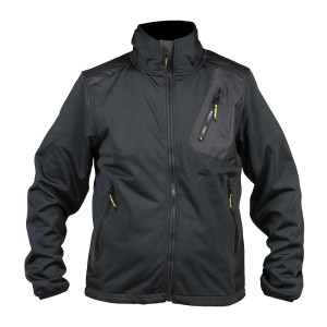 SOFT SHELL JACK ZEUS, ZWART, M