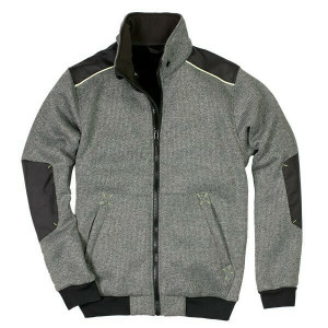 PIERING GEBREID WERKVEST GRIJS GEMELEERD -S PIERING GEBREID WERKVEST GRIJS GEMELEERD -S