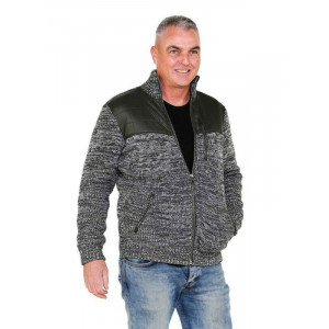 STORVIK ROAR GEBREID VEST ACRYL OLIJFGROEN MELANGE -XXXL STORVIK ROAR GEBREID VEST ACRYL OLIJFGROEN MELANGE -XXXL